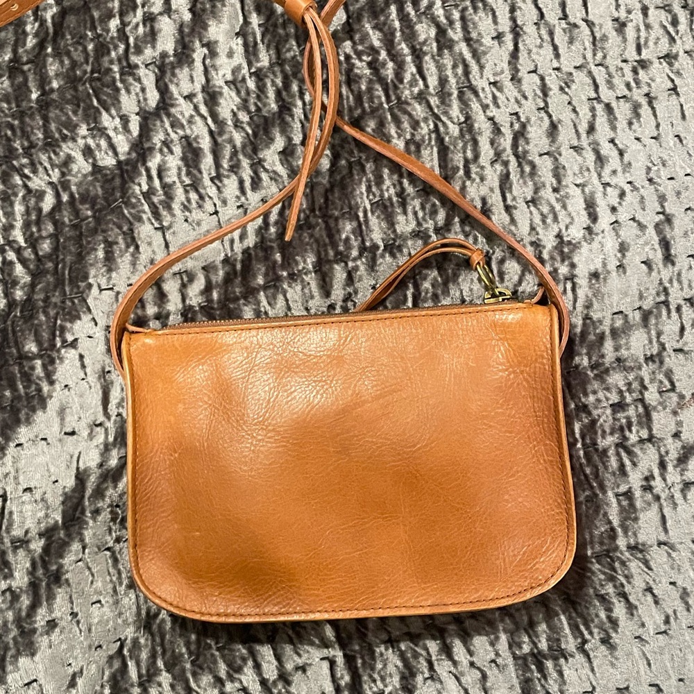 Saddle Brown Leather Crossbody Bag | Madewell